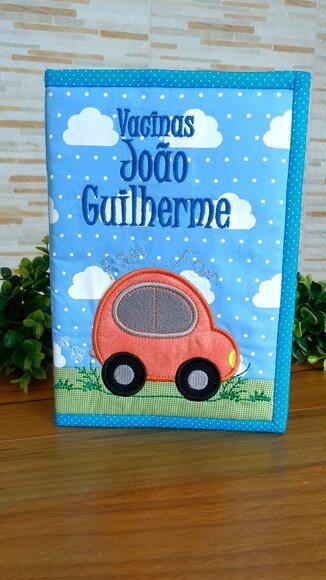Capa para caderneta de vacinação carro
