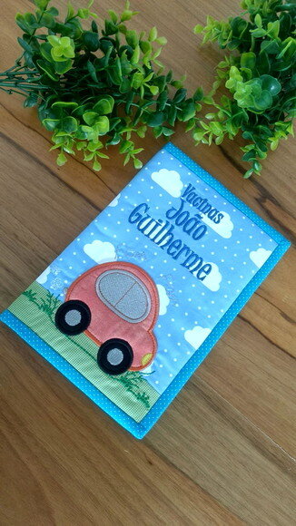 Capa para caderneta de vacinação carro