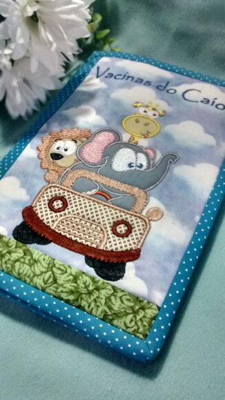 Capa para Caderneta de Vacinas Safari