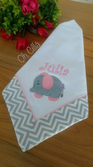 Cueiro de Flanela Elefante