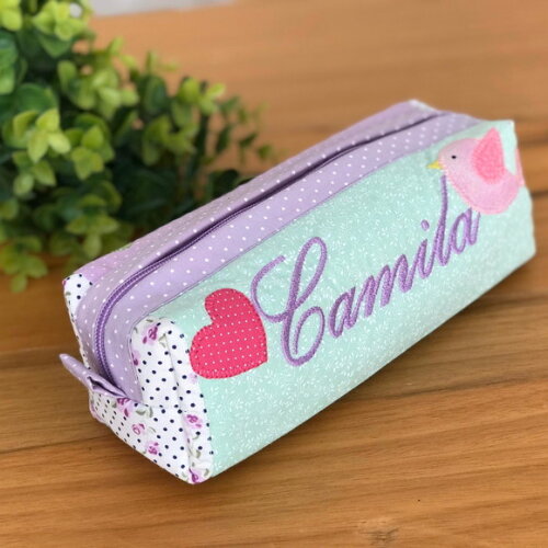 Estojo Escolar CAMILA PRONTA ENTREGA