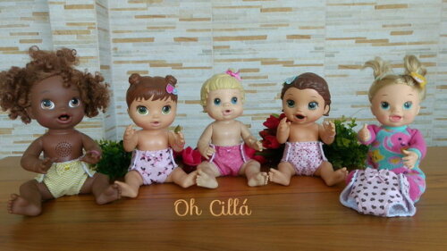 Fraldas para Boneca