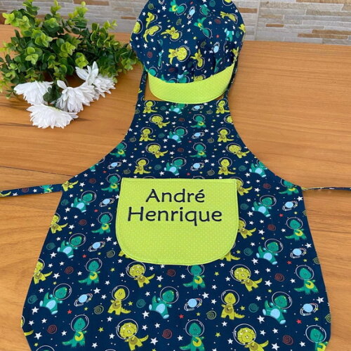 Kit Mini Chef Infantil Dino