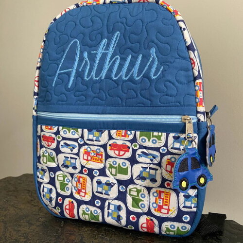 Mochila Infantil Carrinho