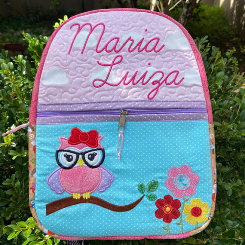 Mochila Infantil Coruja
