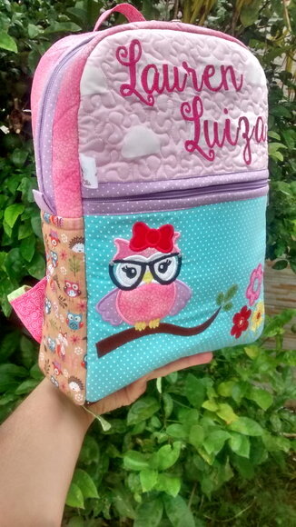 Mochila Infantil Coruja