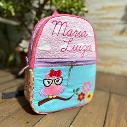 Mochila Infantil Coruja