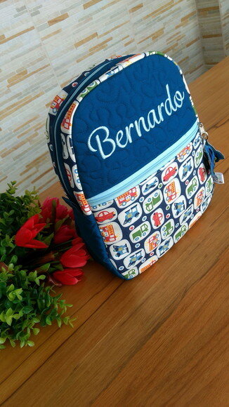 Mochila Infantil Carrinho