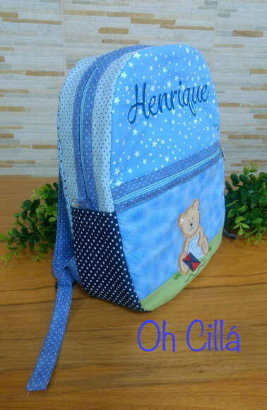 Mochila infantil Urso Pipa