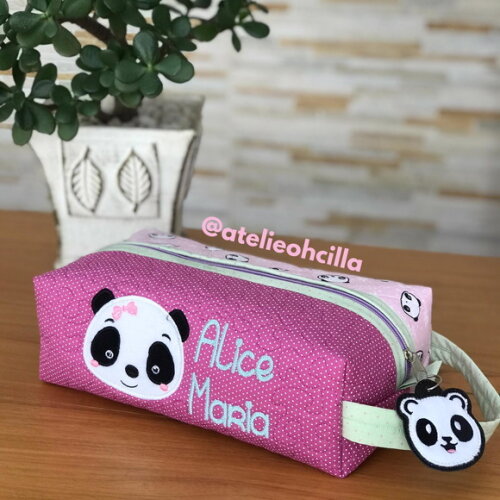Necessaire Box infantil Panda