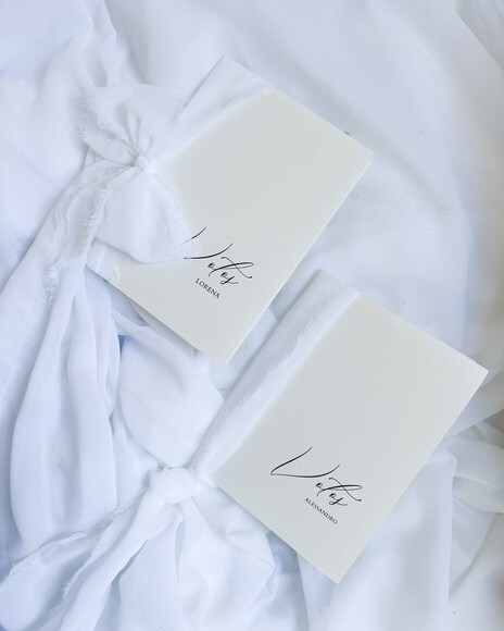 Caderno de Votos de Casamento - Minimalista