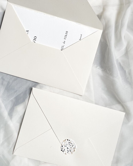 Convite Casamento Minimalista 14x21