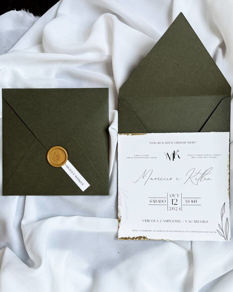 Convite de Casamento 15x15 - Quadrado
