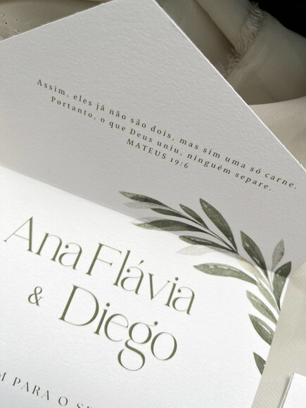 Convite de Casamento 15x30 - Envelope