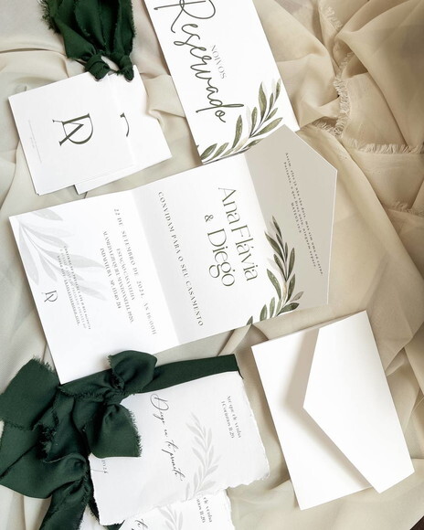 Convite de Casamento 15x30 - Envelope