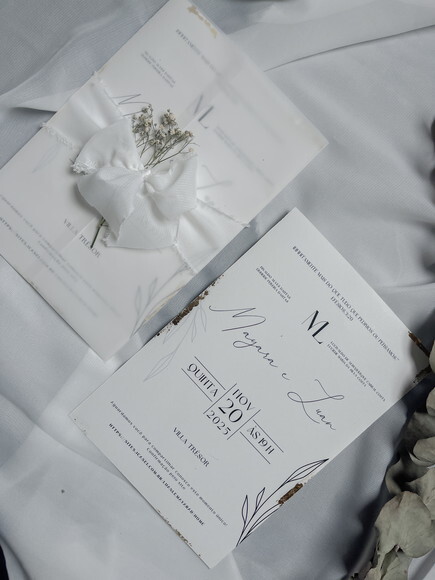 Convite de Casamento Clean