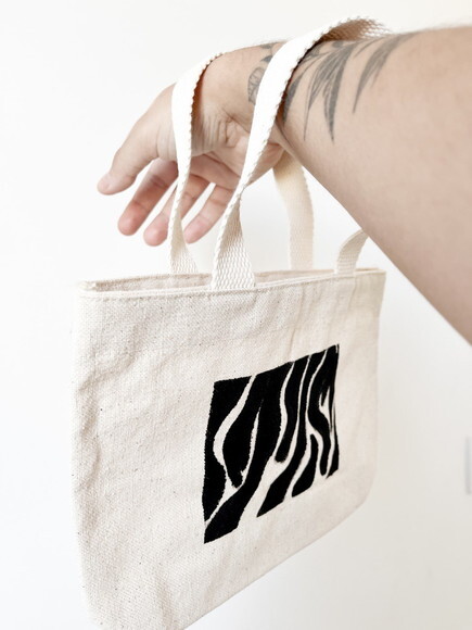 Eco Bag 20x20 - Personalizada a Mão - Pintura Orgânica