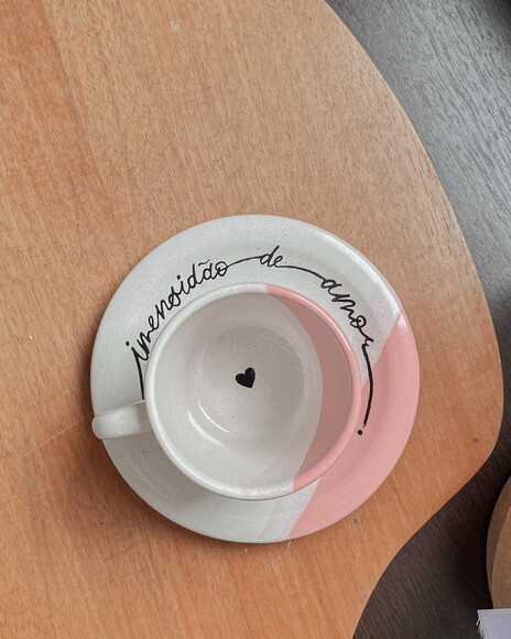 Dia das Mães - Xicara de Chá c/ Pires Personalizado