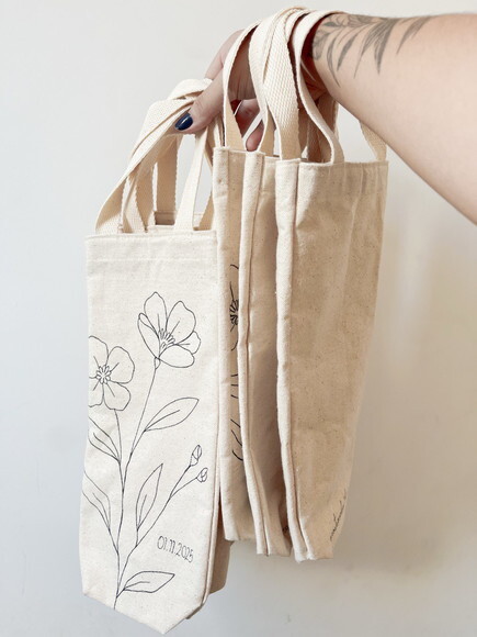 Eco Bag, Porta Vinho Personalizado 15x33x5