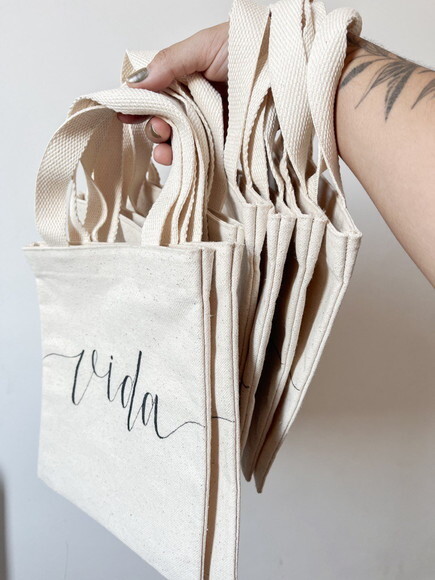 Eco Bag Personalizada 20x20 - Iniciais ou Nomes