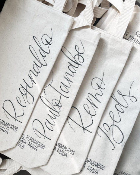 Eco Bag, Porta Vinho Personalizado 15x33x5