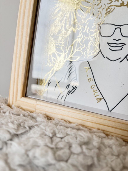 Lembrança Personalizada Padrinhos de Casamento 15x15