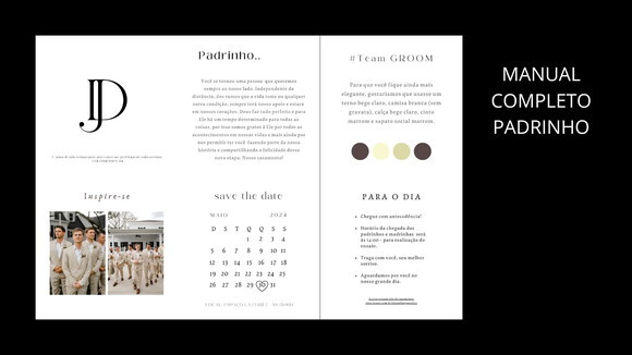 Manual de Padrinhos 9x9 - Minimalista