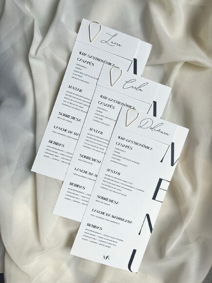 Menu Casamento c/ Nome