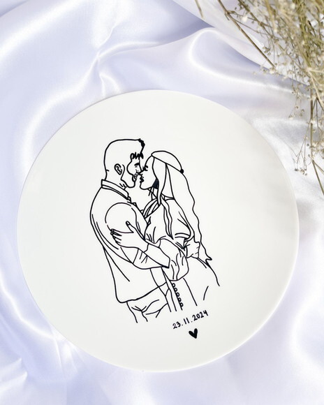 Prato Decorativo 21x21 - Personalizado a Mão