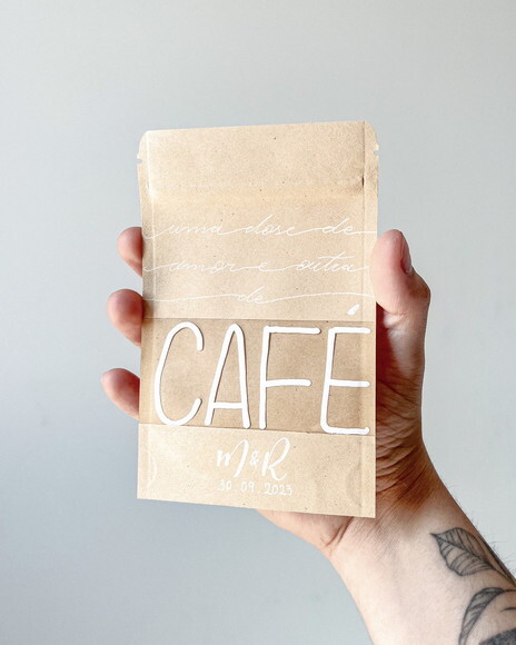 Saquinho Kraft Café - Personalizado 10x15
