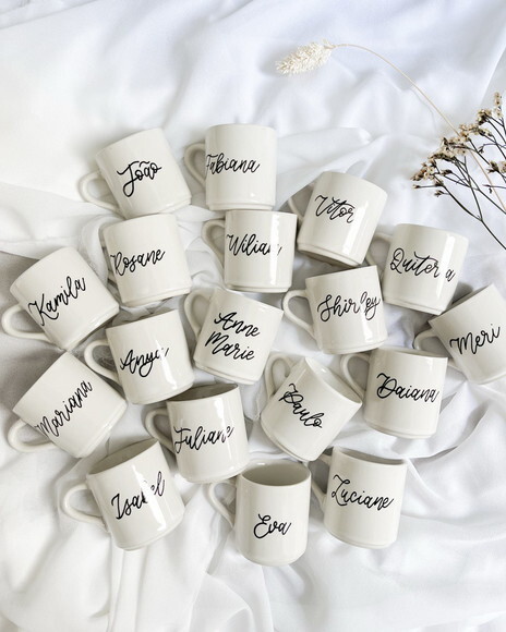 Xícara de Porcelana Personalizada Lembrancinha