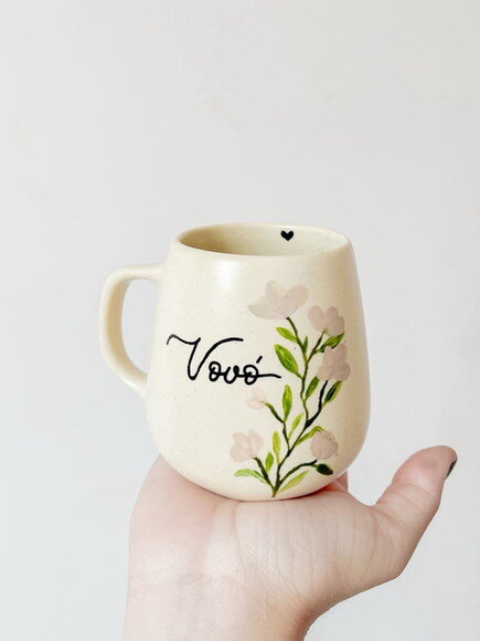 Caneca Bojuda 260ml - Personalizada a Mão
