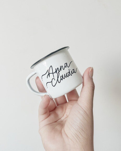 Caneca Esmaltada - Personalizada