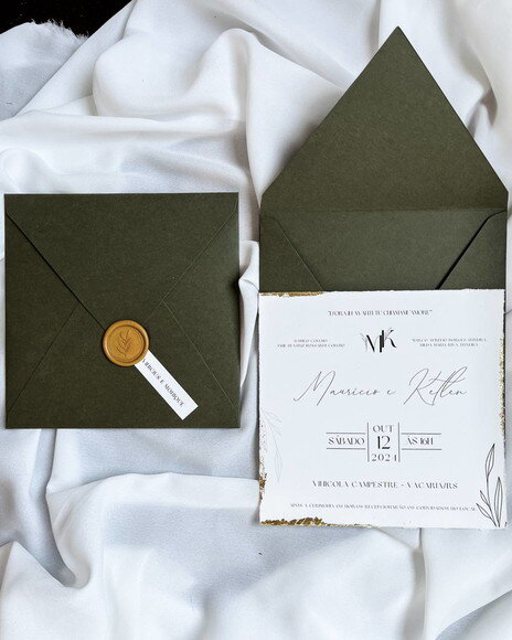 Convite de Casamento 15x15 - Quadrado