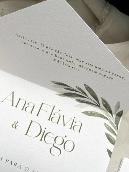 Convite de Casamento 15x30 - Envelope