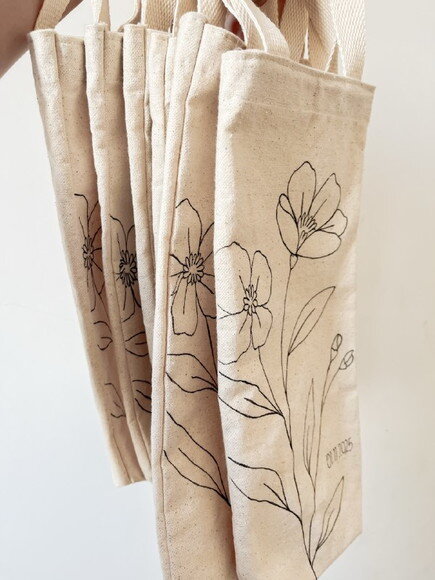 Eco Bag, Porta Vinho Personalizado 15x33x5