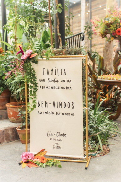 Flamula Decorativa 60x100 - Bem Vindos