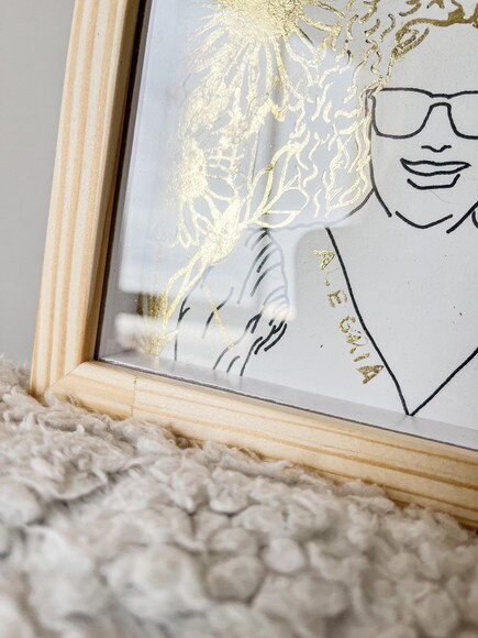 Lembrança Personalizada Padrinhos de Casamento 15x15