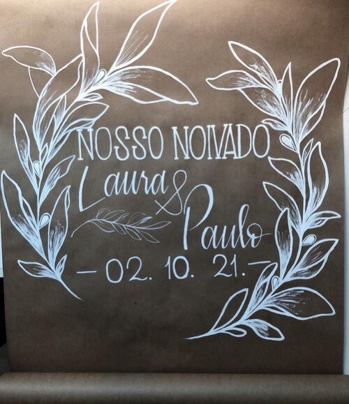 Painel Kraft Personalizado 60x200