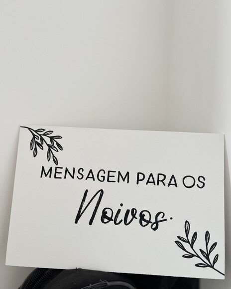 Placa Pajem/ Daminha mdf 30x20