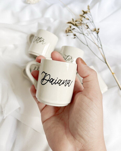 Xícara de Porcelana Personalizada Lembrancinha