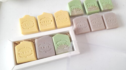 Caixa com 3 Sabonetes Naturais Cold Process