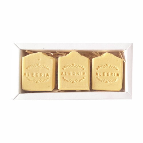 Caixa com 3 Sabonetes Naturais Cold Process