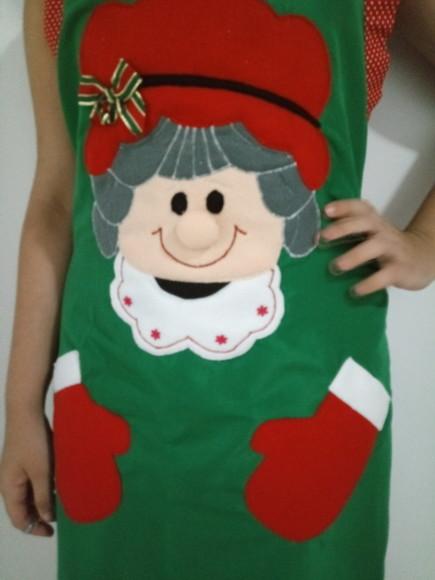 Avental Mamãe Noel