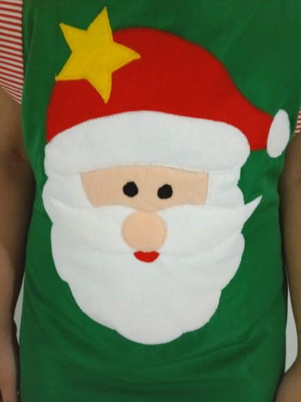Avental Papai Noel