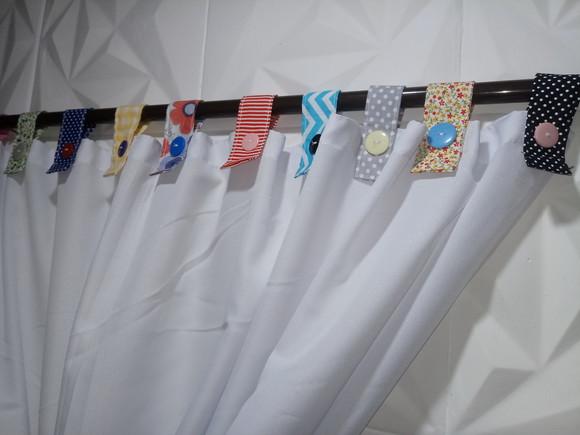 Cortina com Barrado em Patchwork