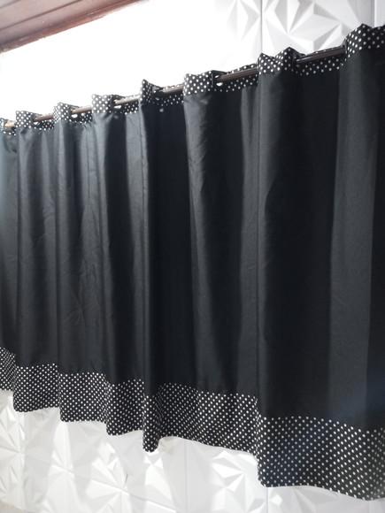 Cortina de Cozinha Black