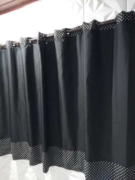 Cortina de Cozinha Black
