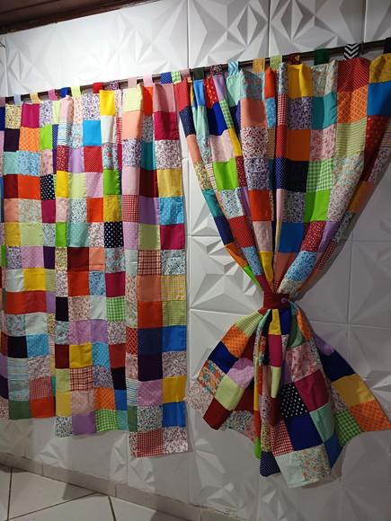Cortina em Patchwork