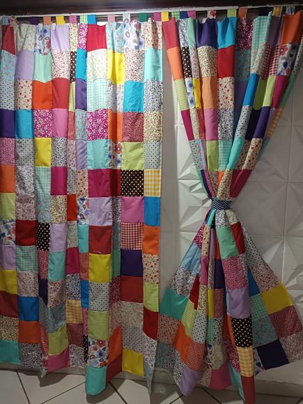 Cortina em Patchwork